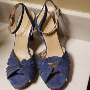 Blue suede shoes